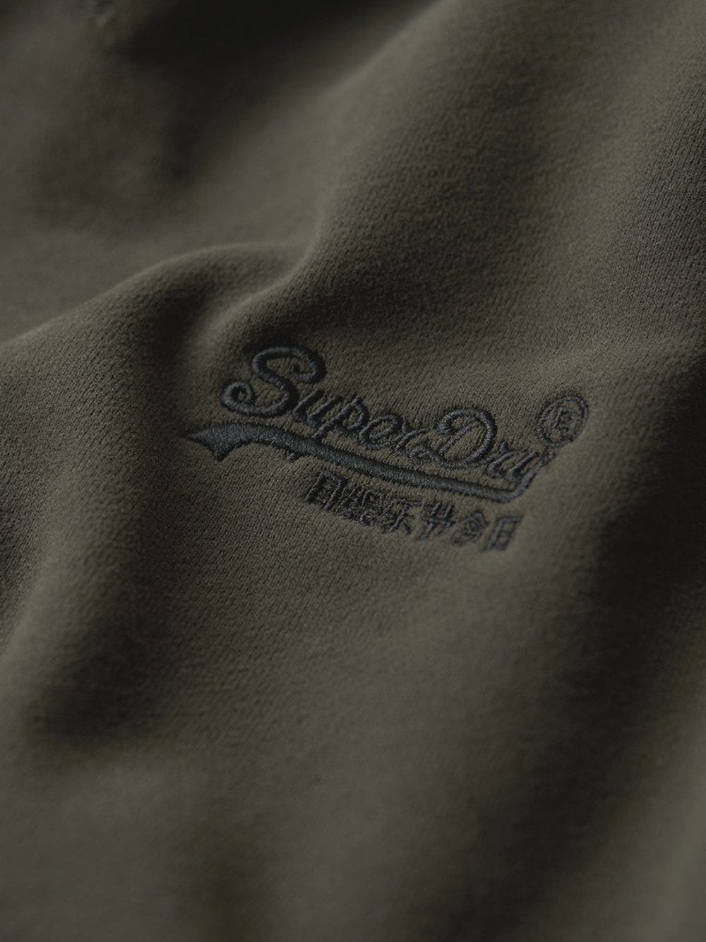 Felpa Superdry Essential Logo Crew da Uomo - Verde