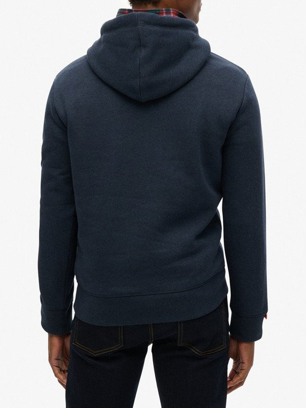 Felpa Cappuccio Superdry da Uomo - Blu
