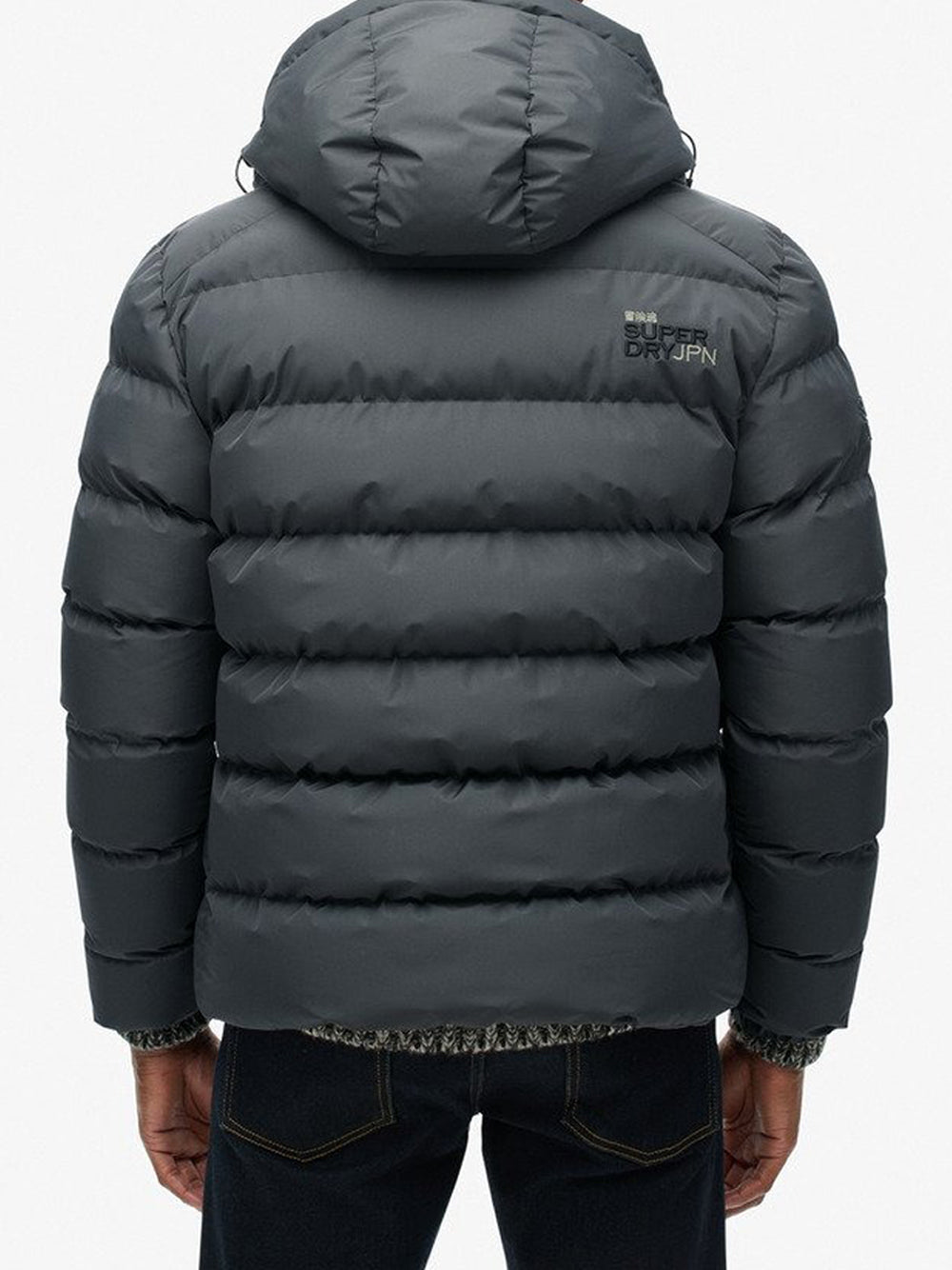 Piumino Superdry Sports Puffer da Uomo - Grigio