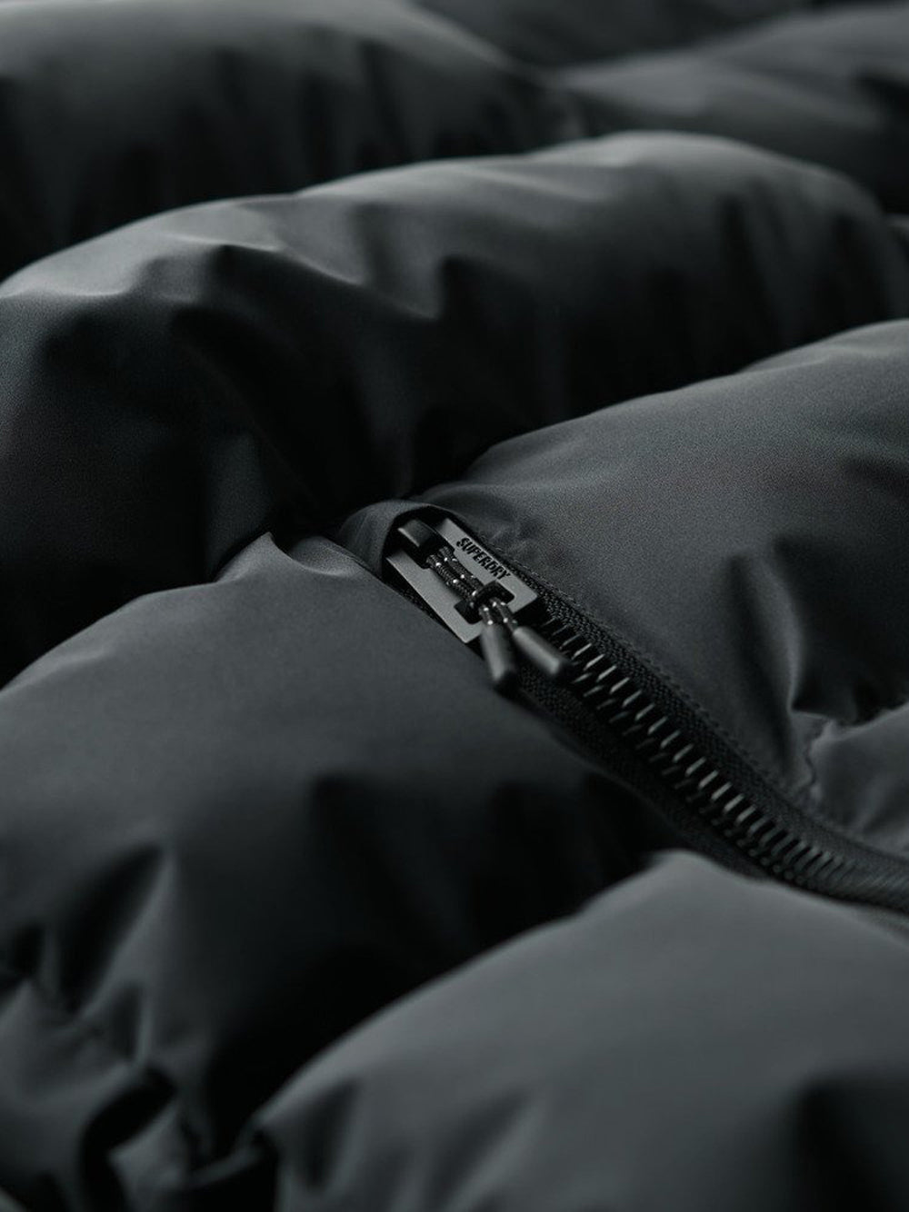 Piumino Superdry Sports Puffer da Uomo - Grigio