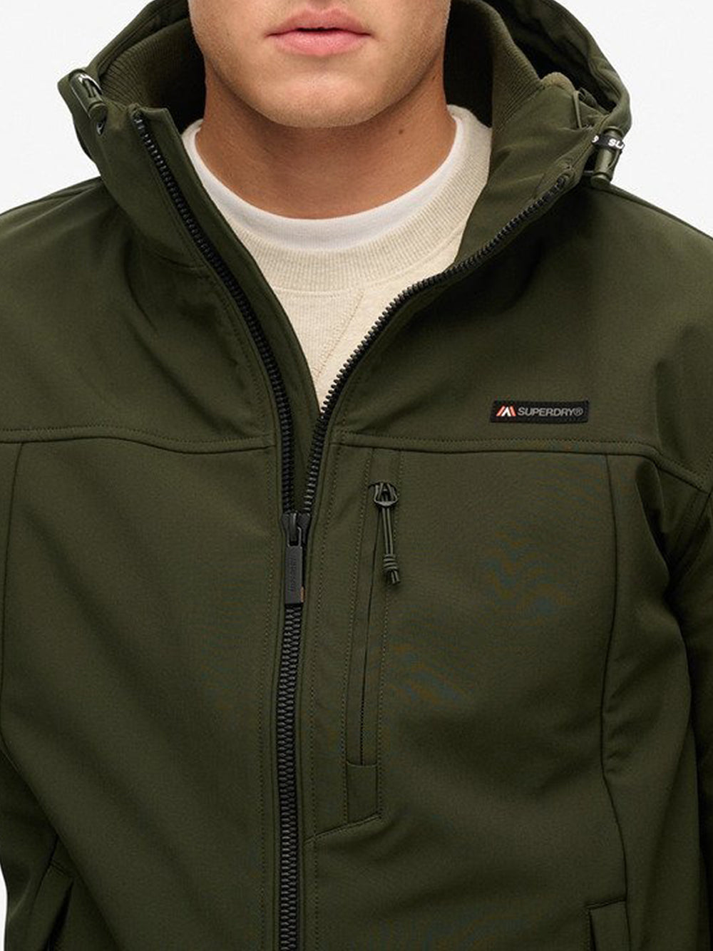 Giubbino Superdry Soft Shell Trekker da Uomo - Verde