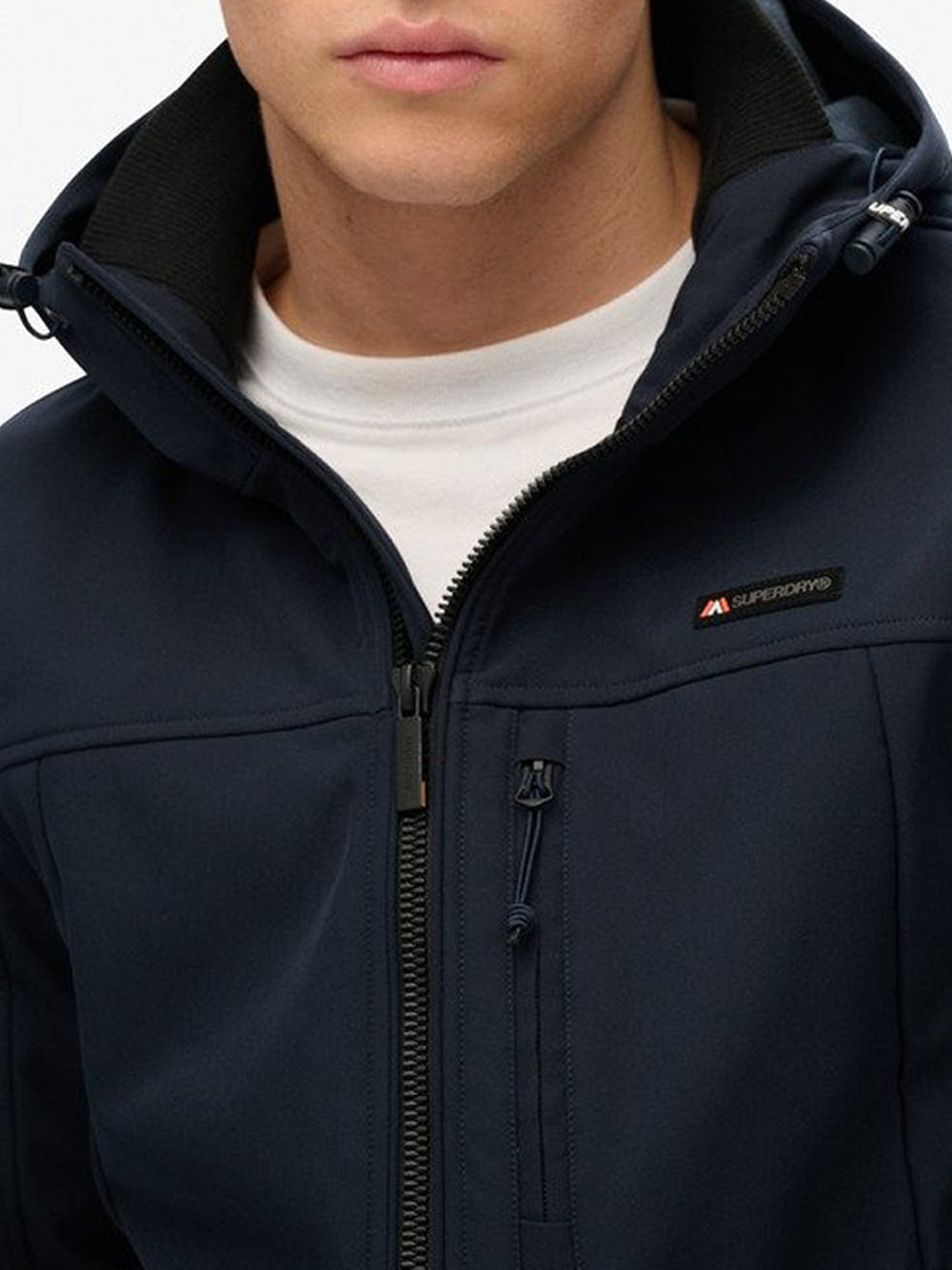 Giubbino Superdry Soft Shell Trekker da Uomo - Blu