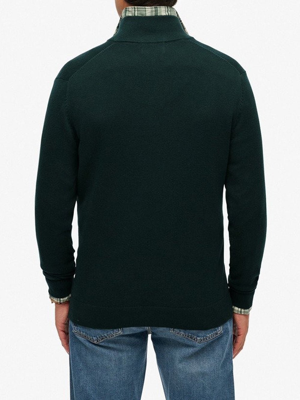 Pullover Superdry Essentials Cotton da Uomo - Verde