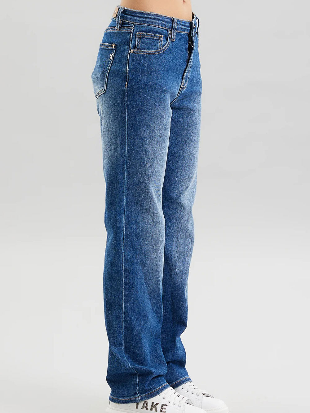 Jeans Regular Take Two Alba da Donna - Denim