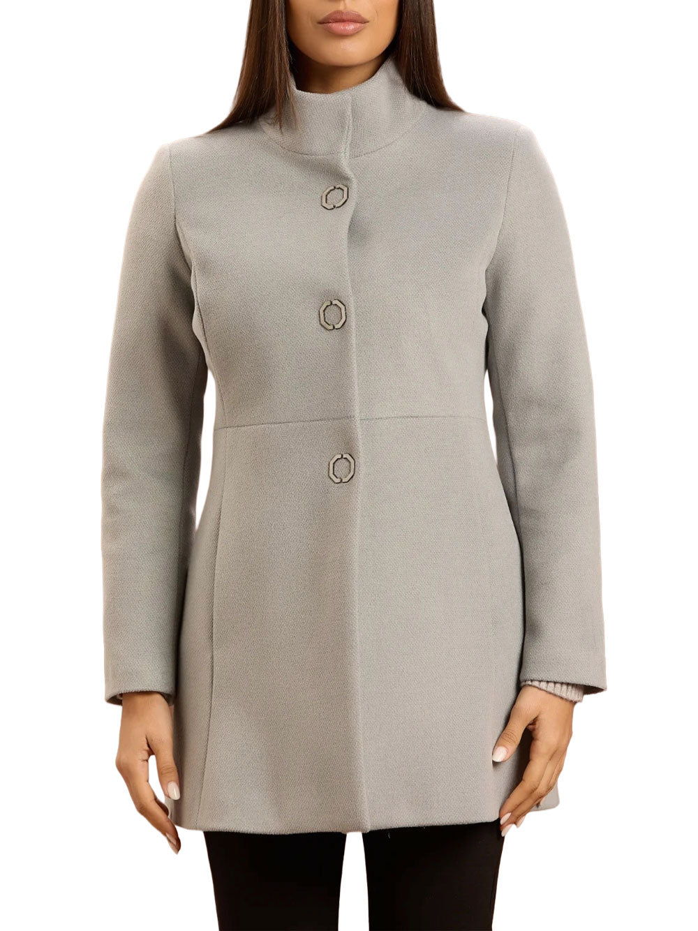 Cappotto Take Two Coreano da Donna - Grigio