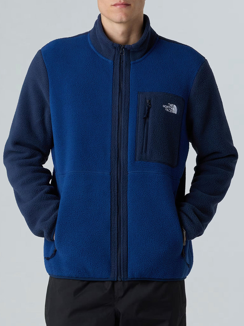 Felpa Zip The North Face Yumiori Pile da Uomo - Blu