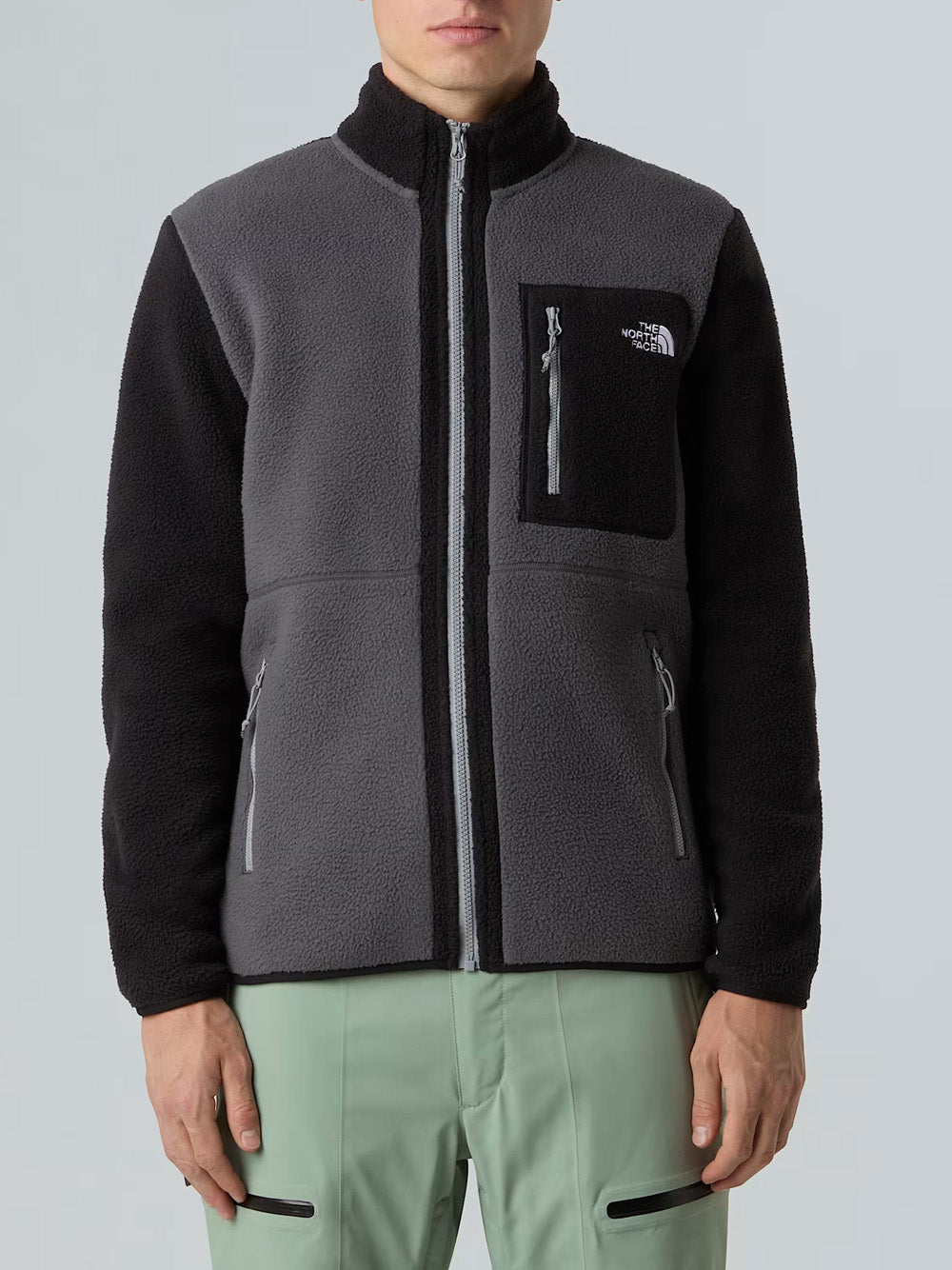 Giubbino The North Face Pile Yumiori da Uomo - Grigio