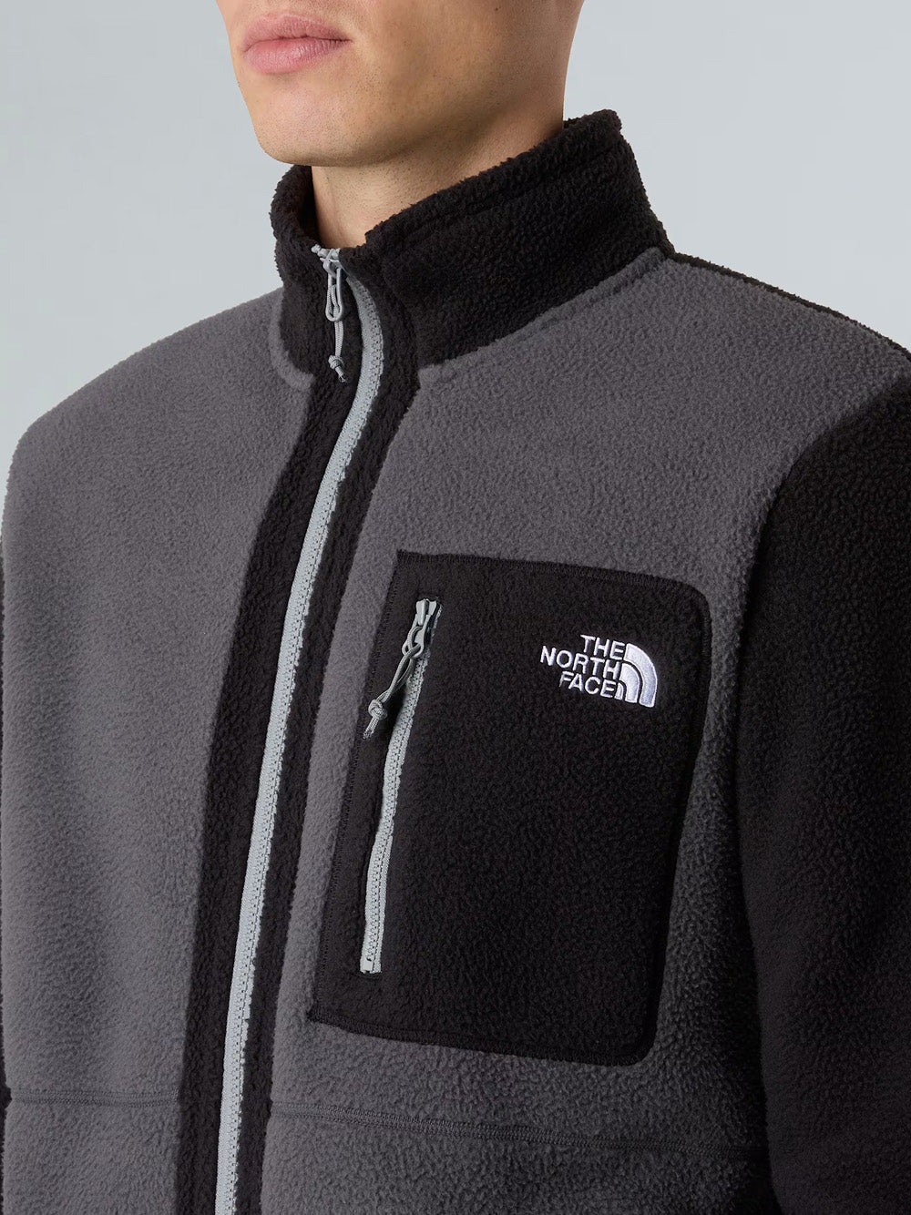 Giubbino The North Face Pile Yumiori da Uomo - Grigio
