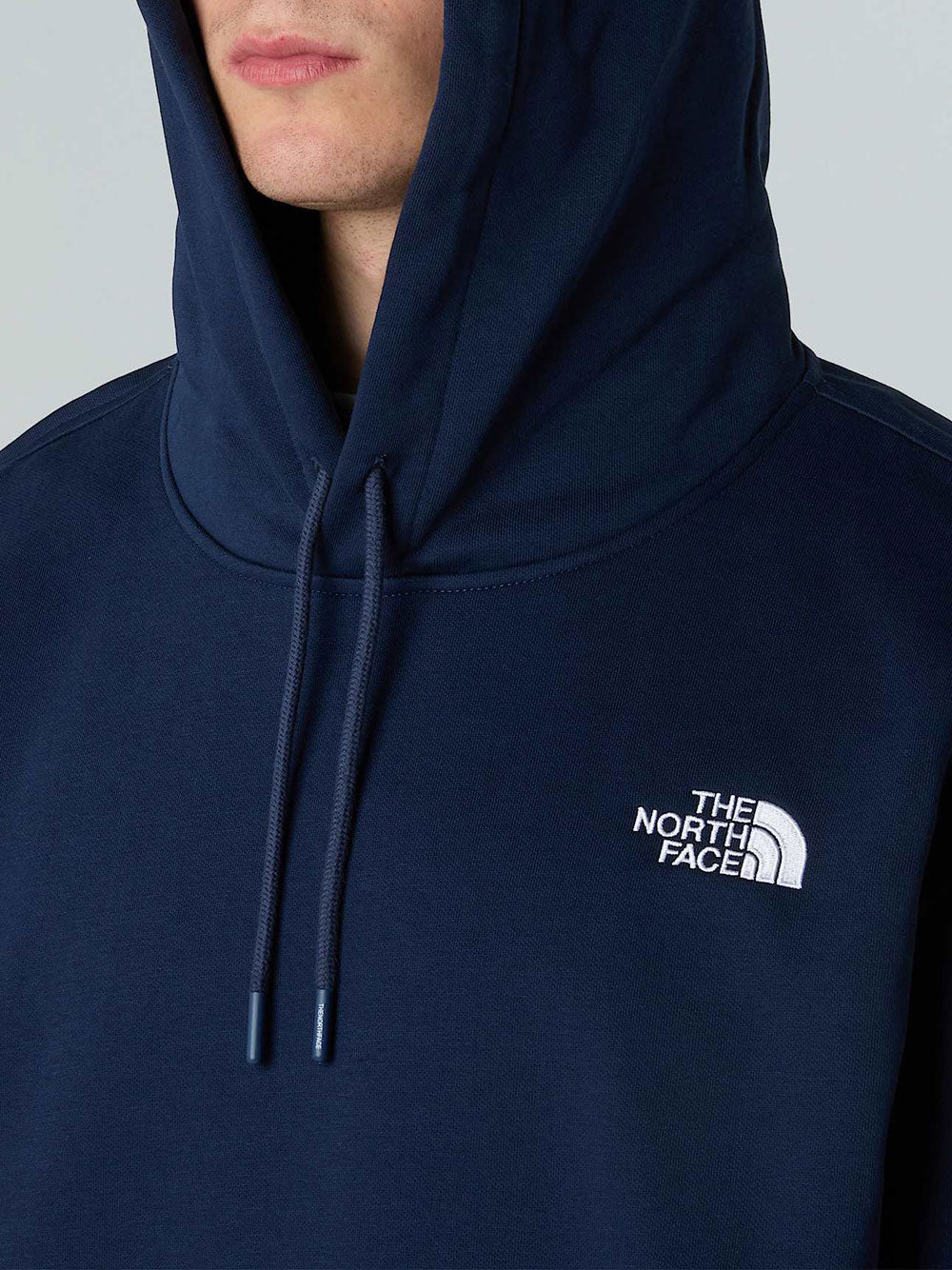 Felpa Cappuccio The North Face Relaxed da Uomo - Blu