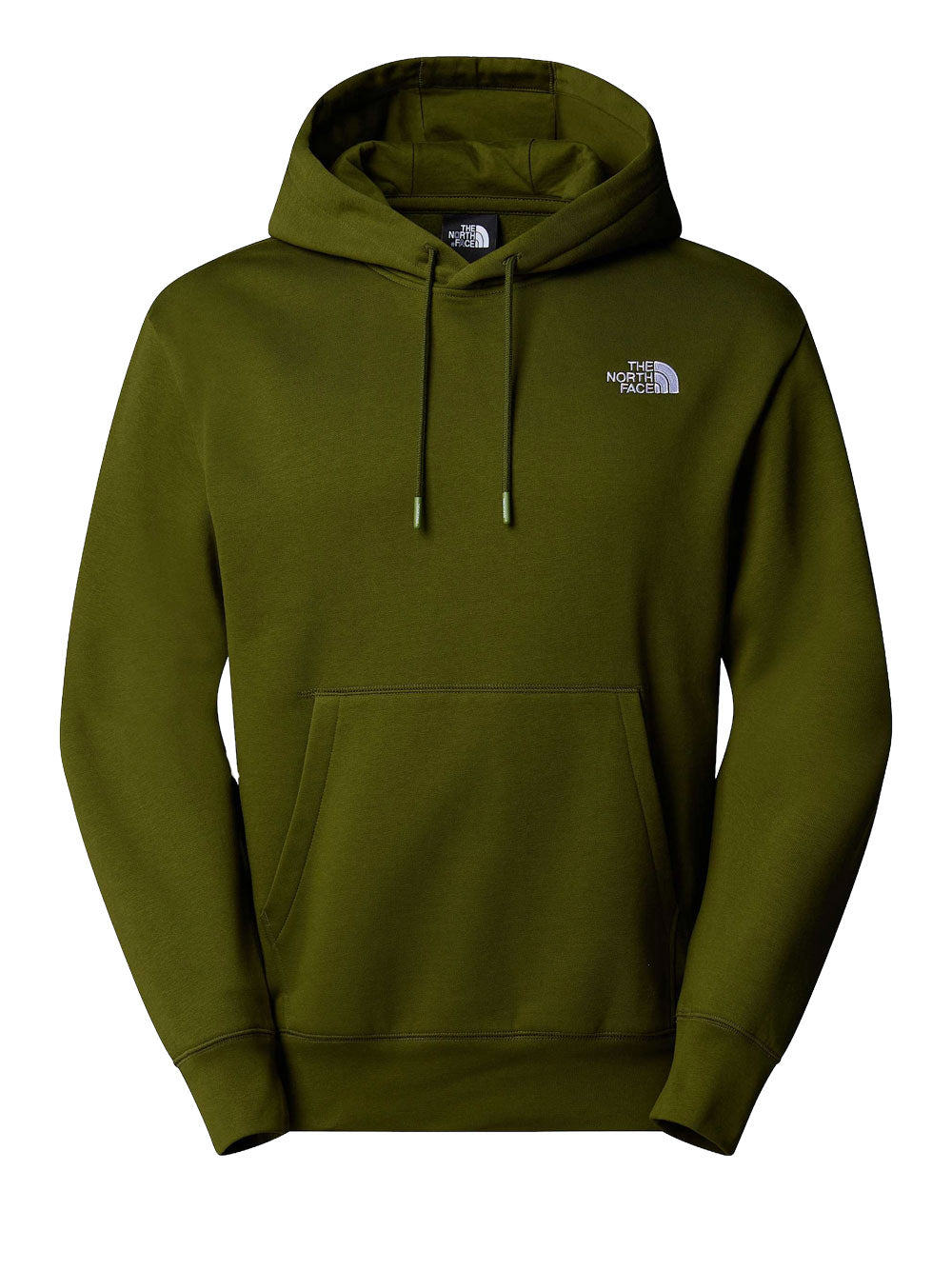 Felpa Cappuccio The North Face Relaxed da Uomo - Verde