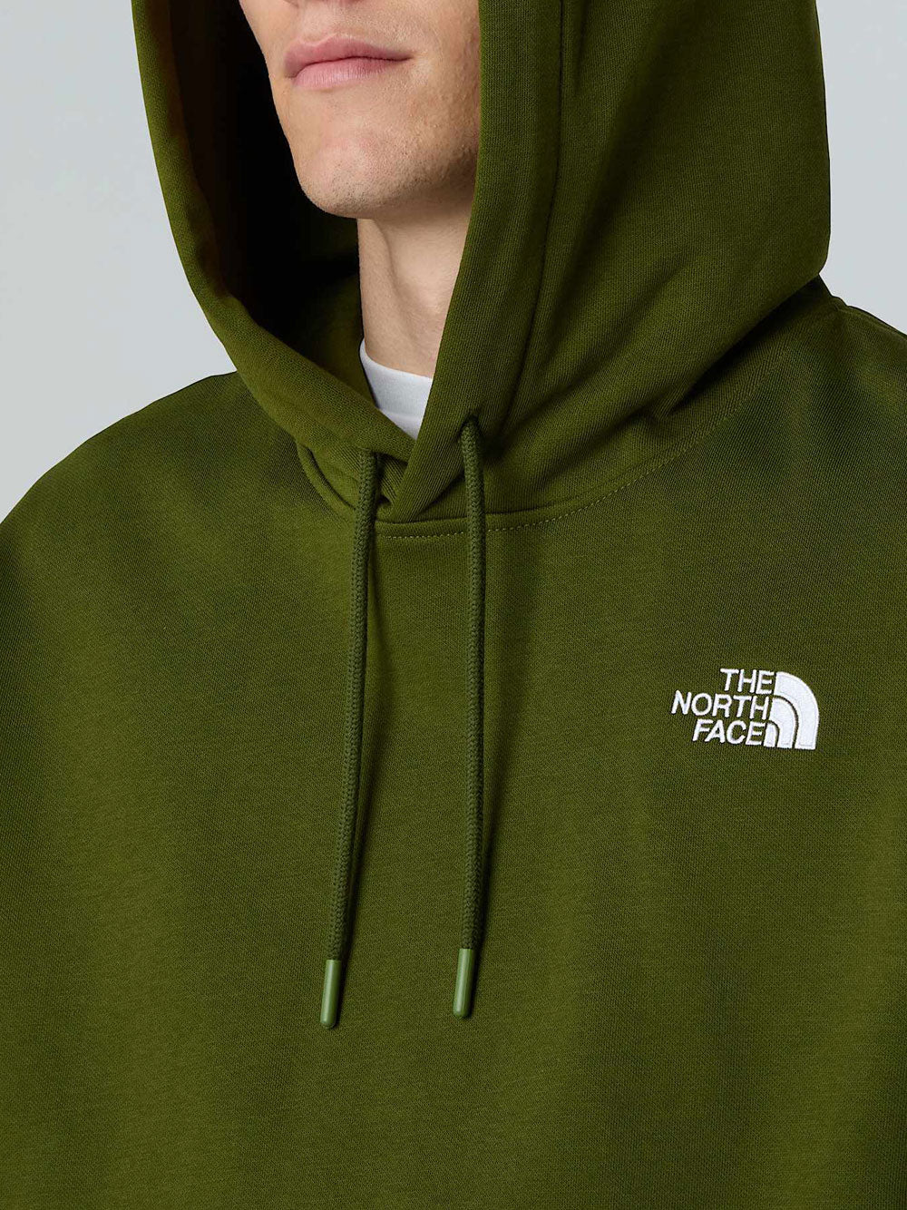 Felpa Cappuccio The North Face Relaxed da Uomo - Verde