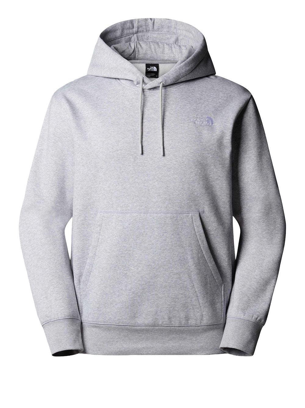 Felpa Cappuccio The North Face Relaxed da Uomo - Grigio