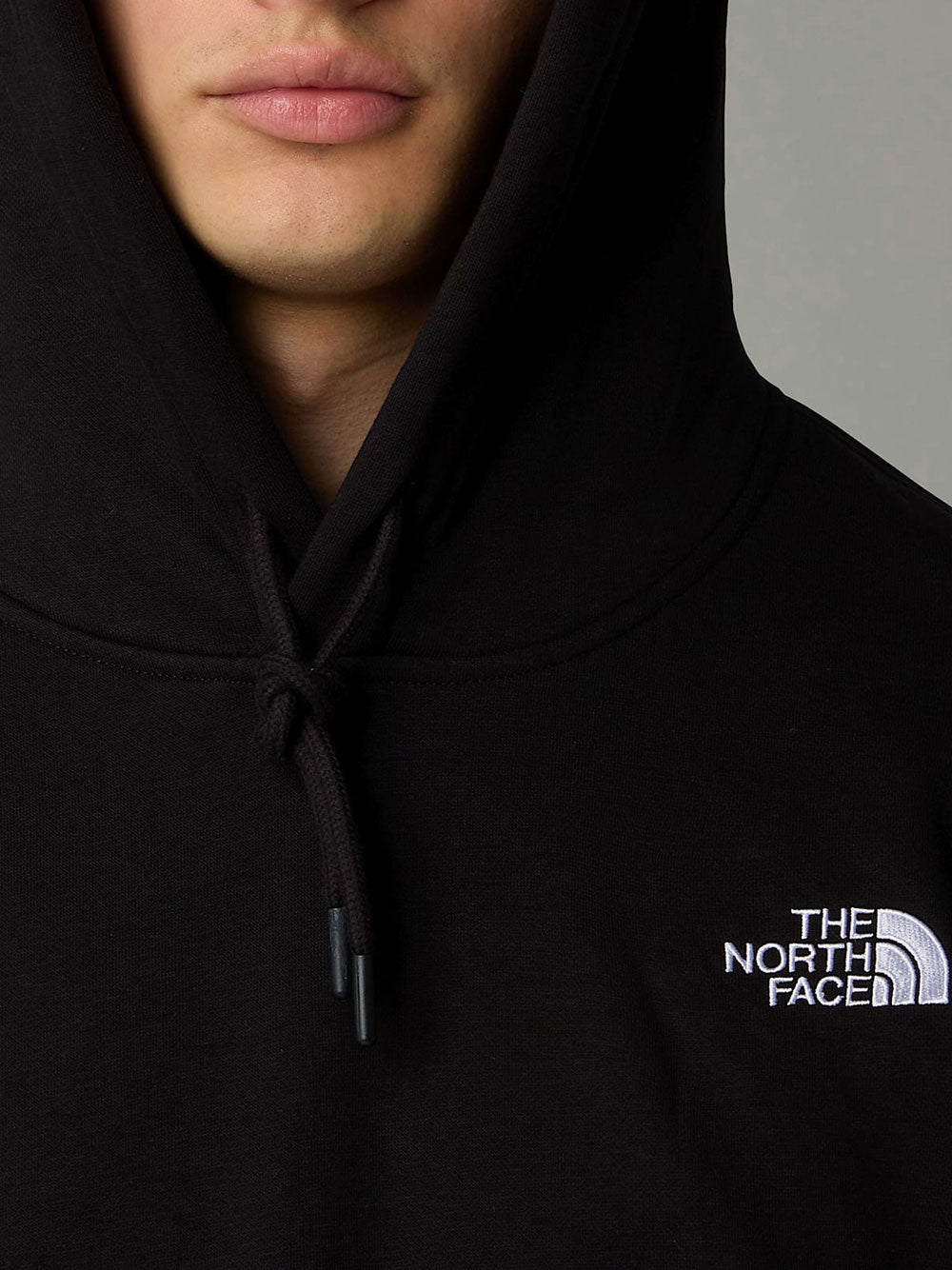 Felpa Cappuccio The North Face Relaxed da Uomo - Nero
