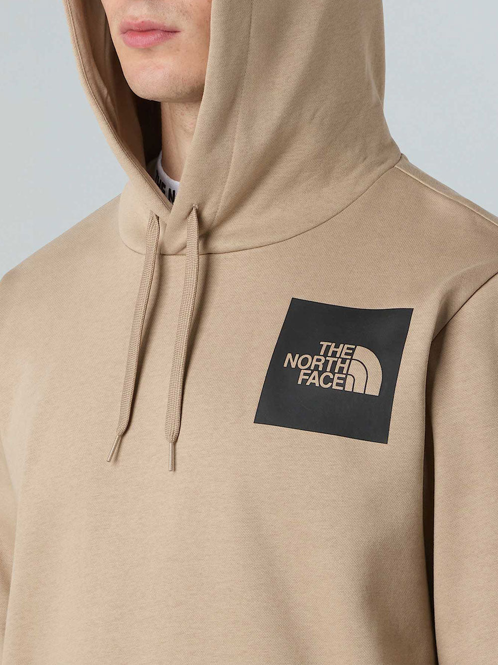 Felpa Cappuccio The North Face Fine da Uomo - Beige