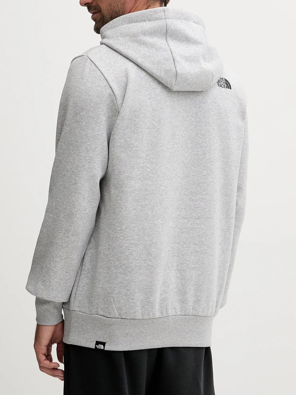 Felpa Cappuccio The North Face Fine da Uomo - Grigio