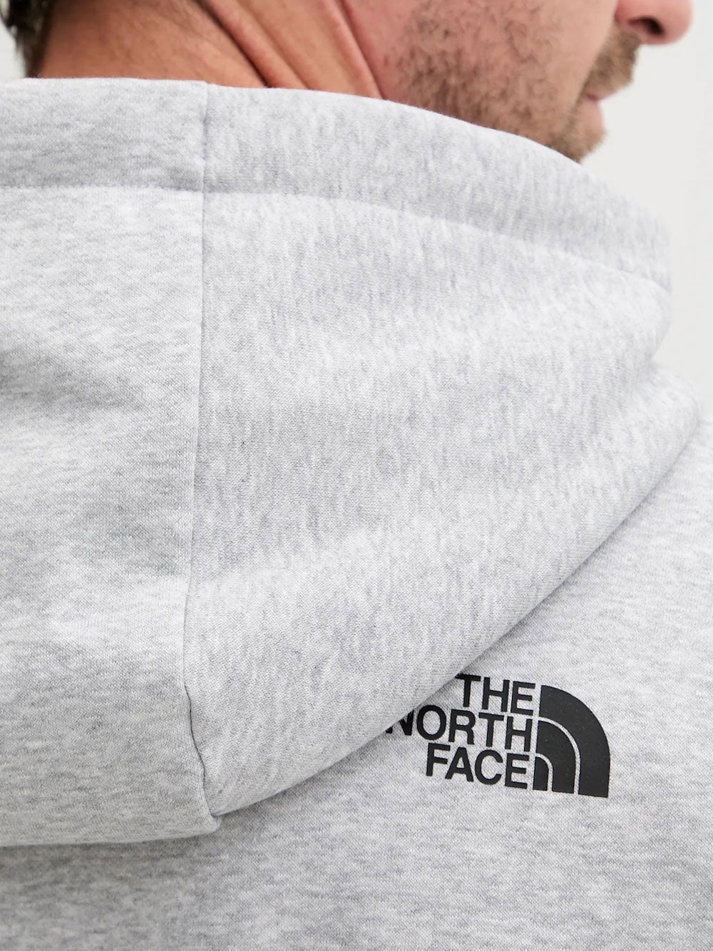 Felpa Cappuccio The North Face Fine da Uomo - Grigio