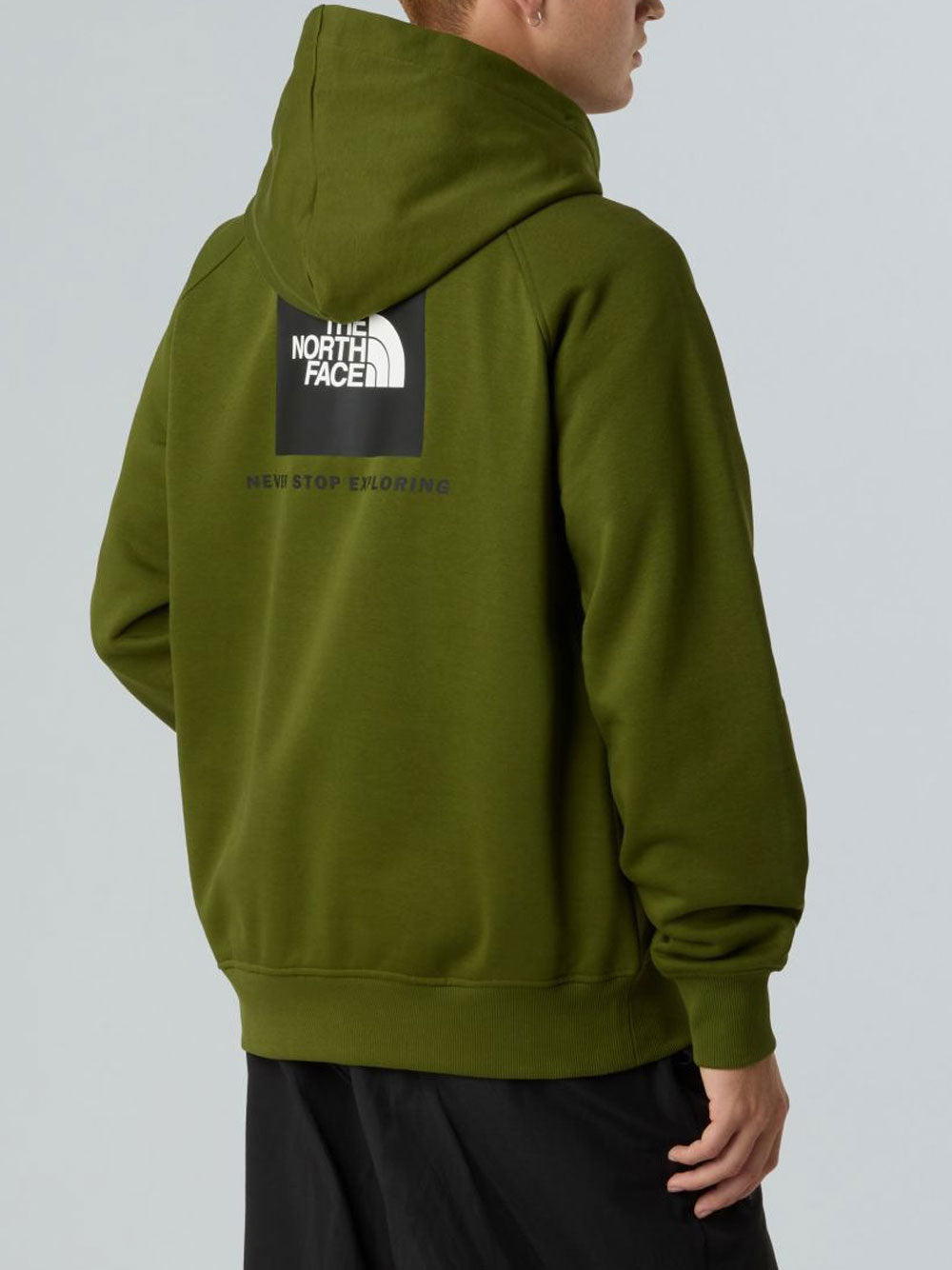 Felpa Cappuccio The North Face da Uomo - Verde