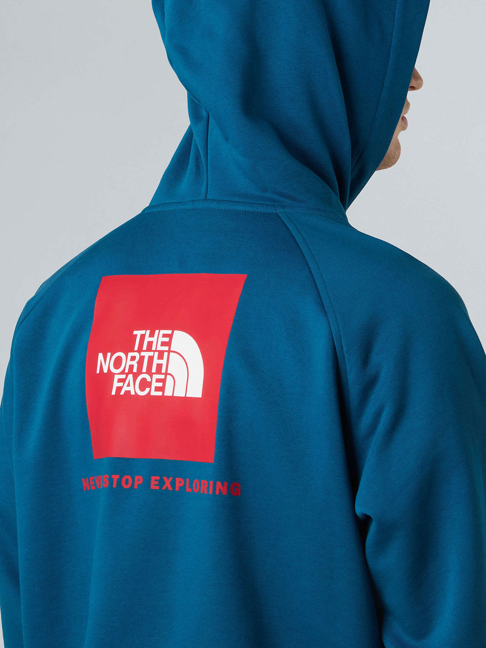 Felpa Cappuccio The North Face da Uomo - Blu