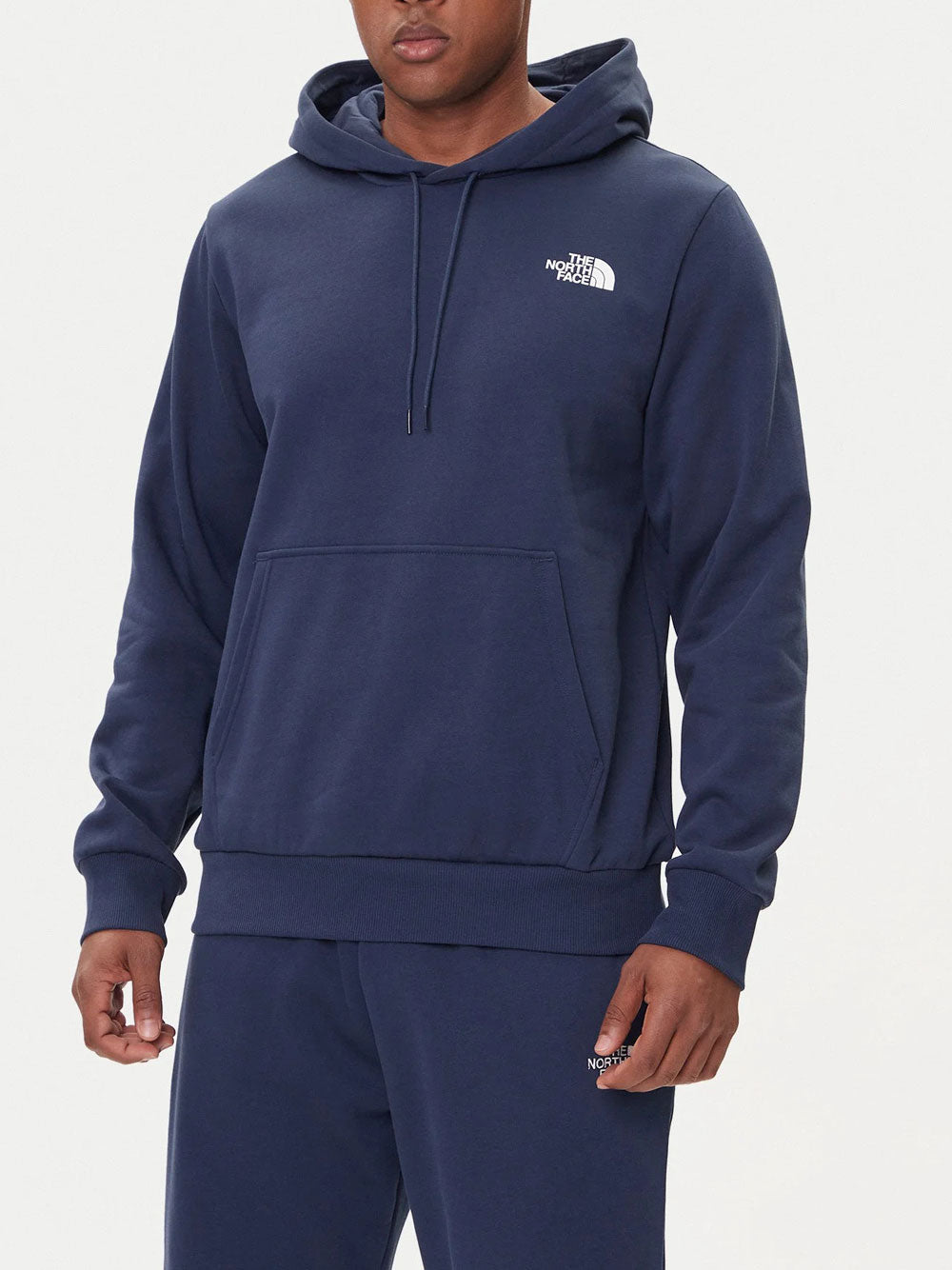 Felpa Cappuccio The North Face da Uomo - Blu