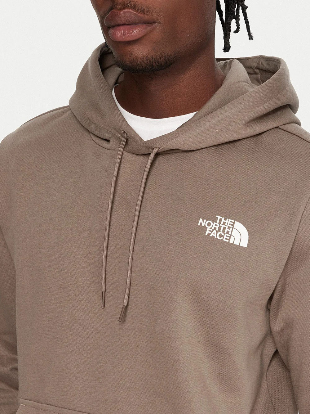 Felpa Cappuccio The North Face da Uomo - Marrone