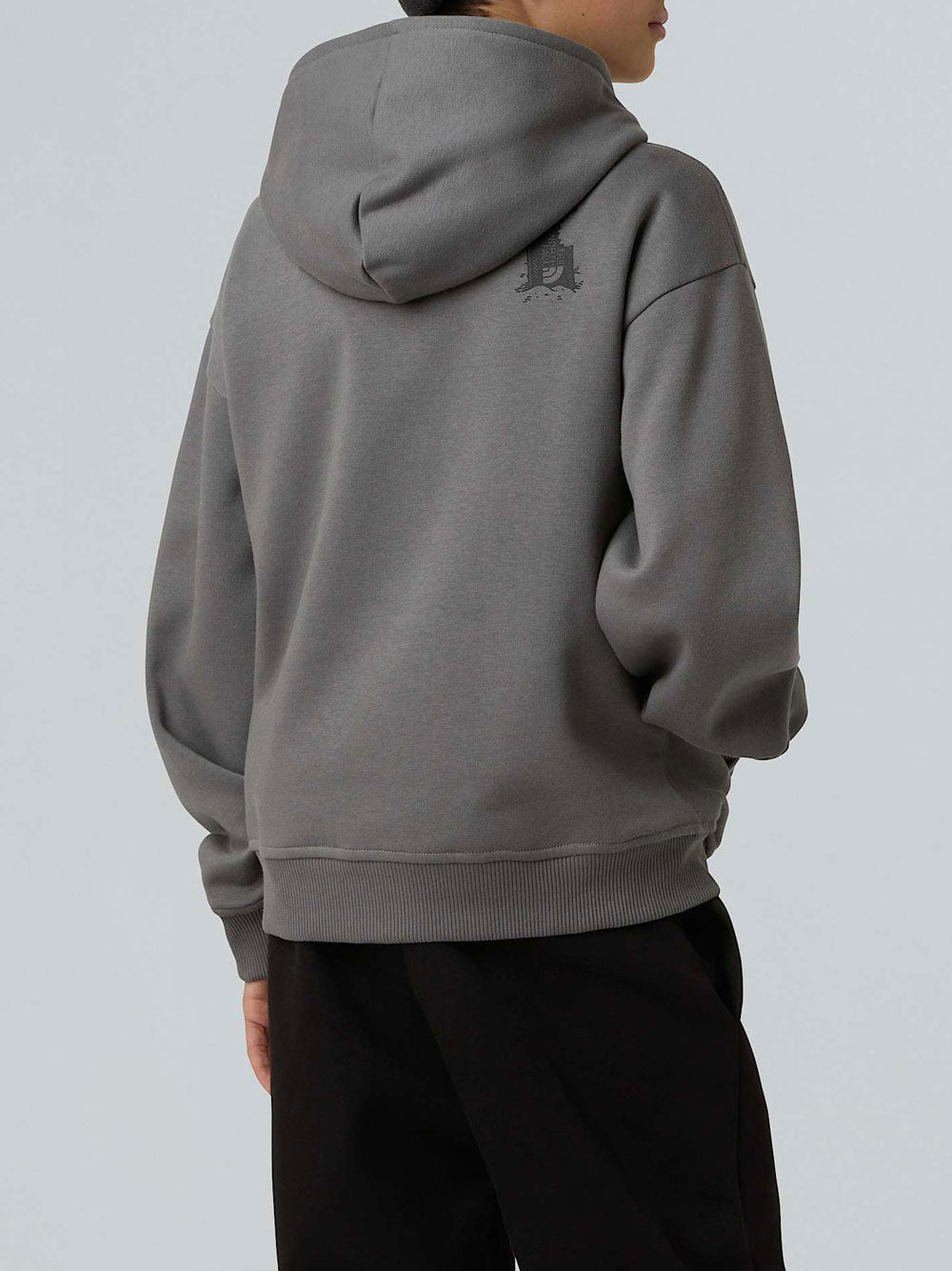 Felpa Cappuccio The North Face da Bambino - Grigio