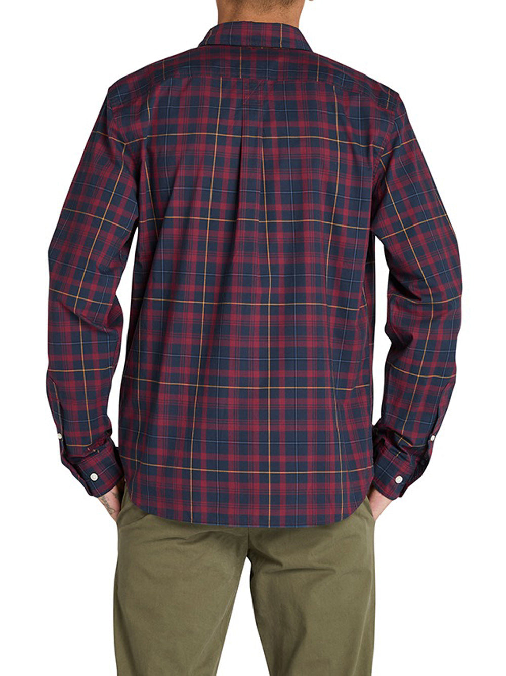 Camicia Casual Timberland da Uomo - Bordeaux