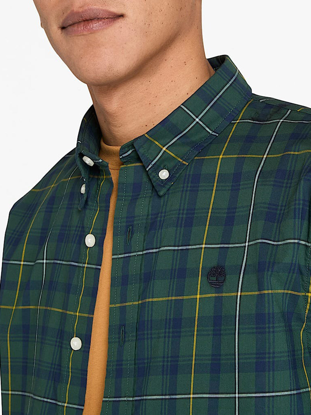 Camicia Casual Timberland da Uomo - Verde