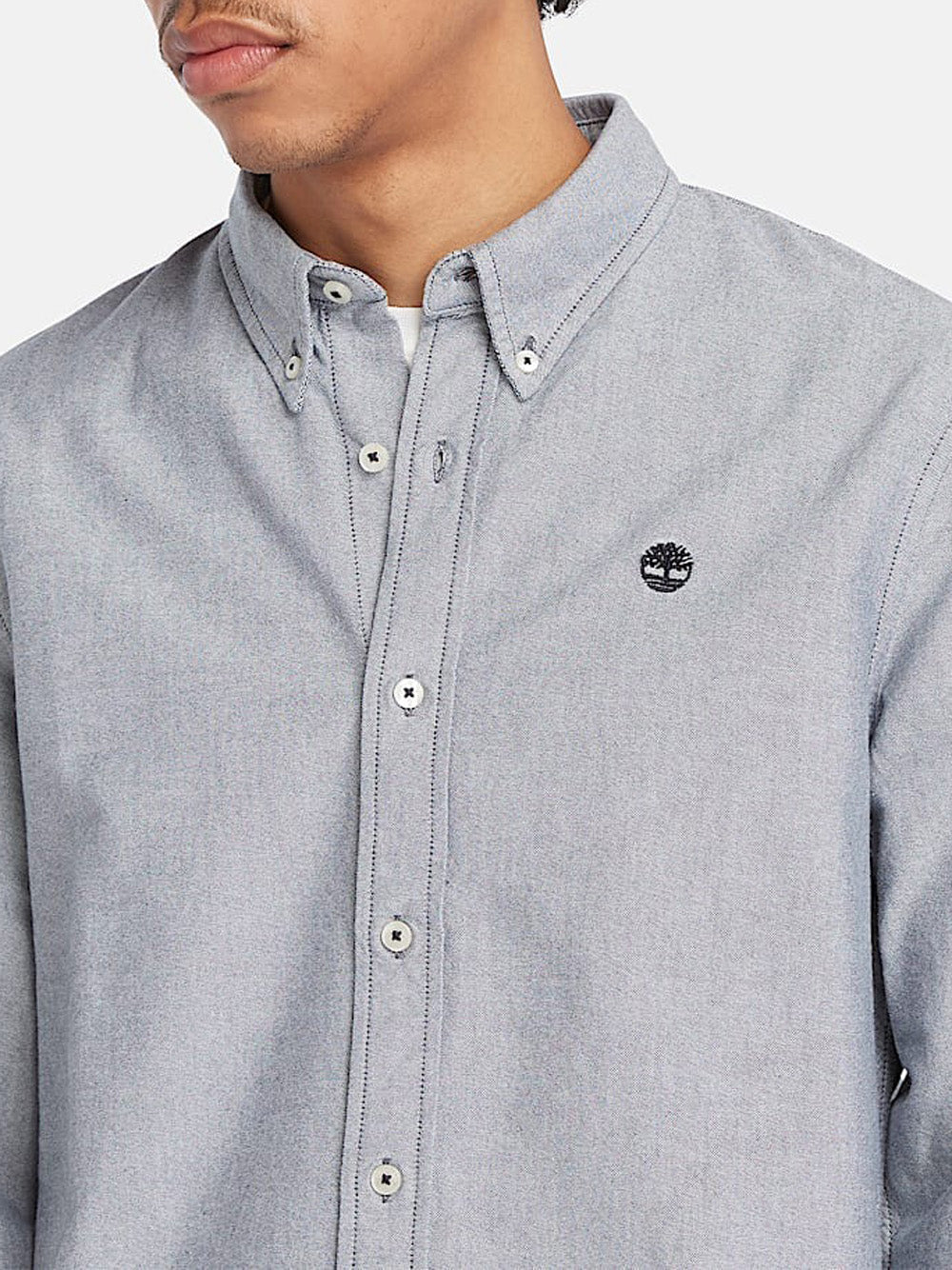 Camicia Casual Timberland da Uomo - Grigio