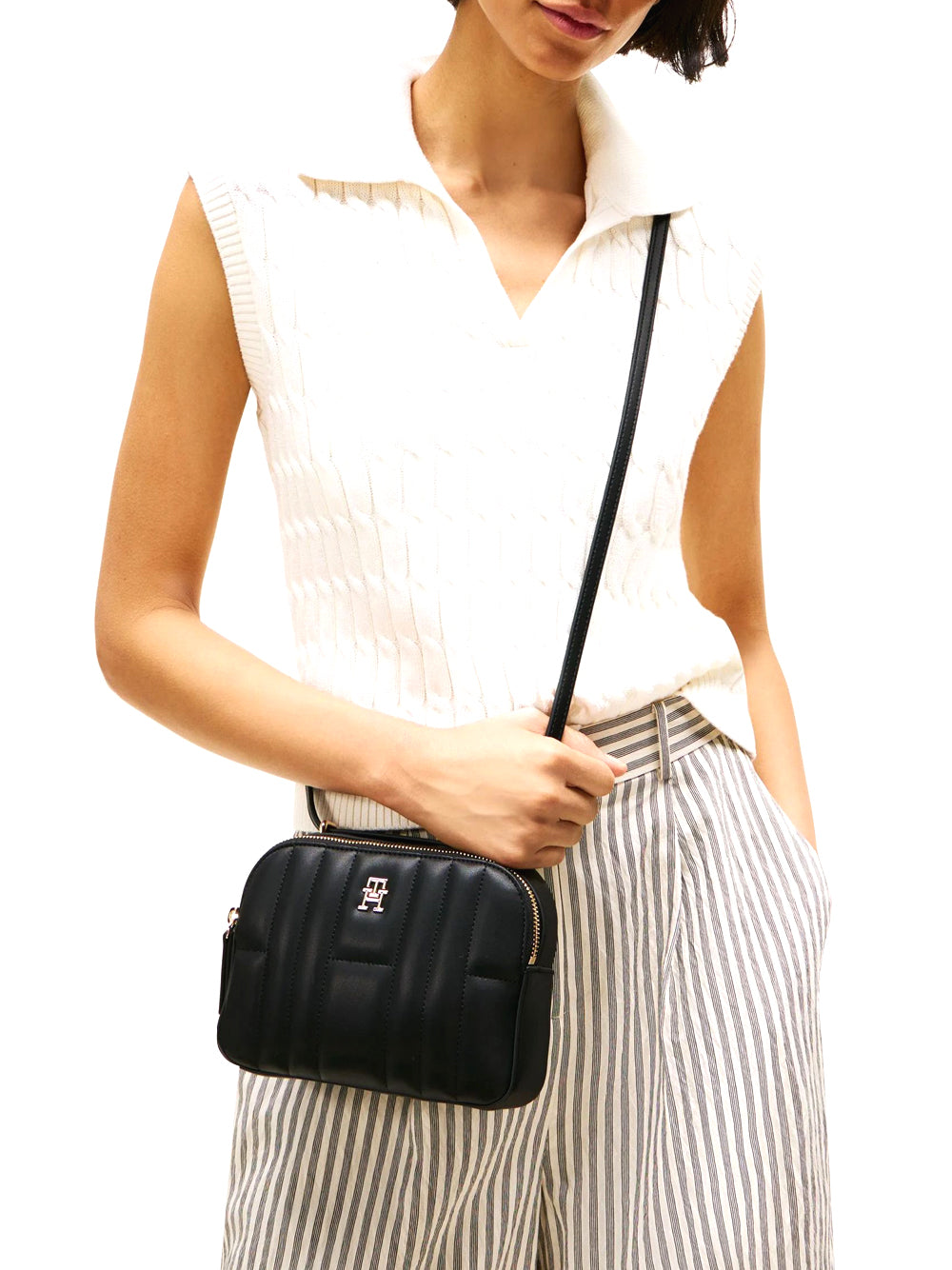 Tommy Hilfiger Borsa Donna Mod. AWOAW17453 BDS Nero