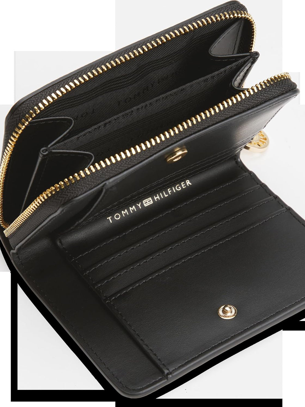 Tommy Hilfiger Portafogli Donna Mod. AWOAW17473 BDS Nero
