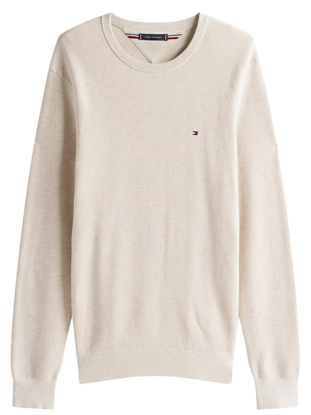 Tommy Hilfiger Pullover Uomo Mod. MW0MW36347 HGF Beige