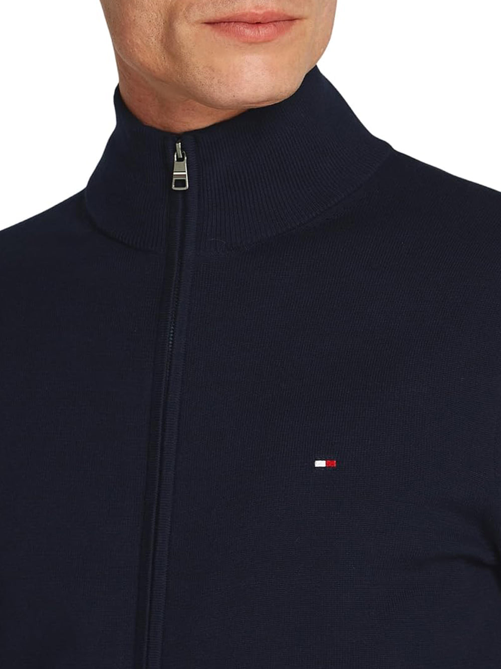Tommy Hilfiger Cardigan Uomo Mod. MW0MW36517 DW5 Blu