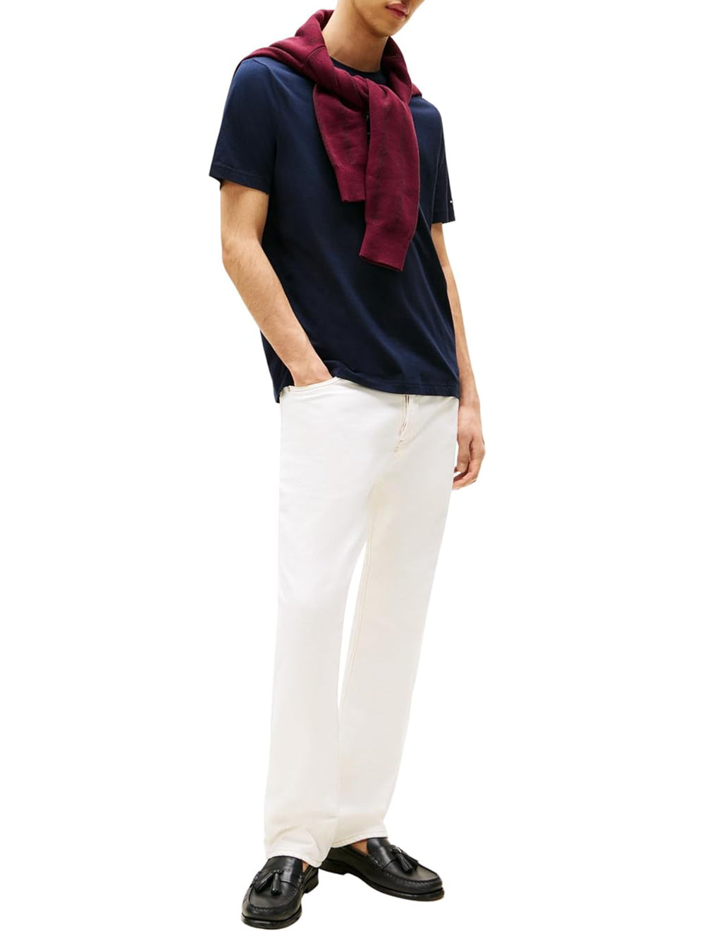 Tommy Hilfiger T-shirt Uomo Mod. MW0MW40324 DW5 Blu