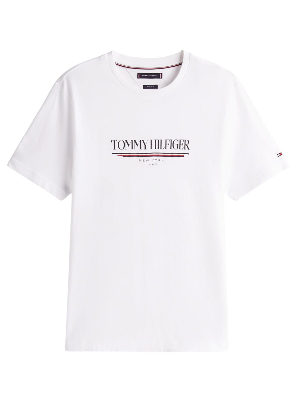 Tommy Hilfiger T-shirt Uomo Mod. MW0MW40324 YBR Bianco