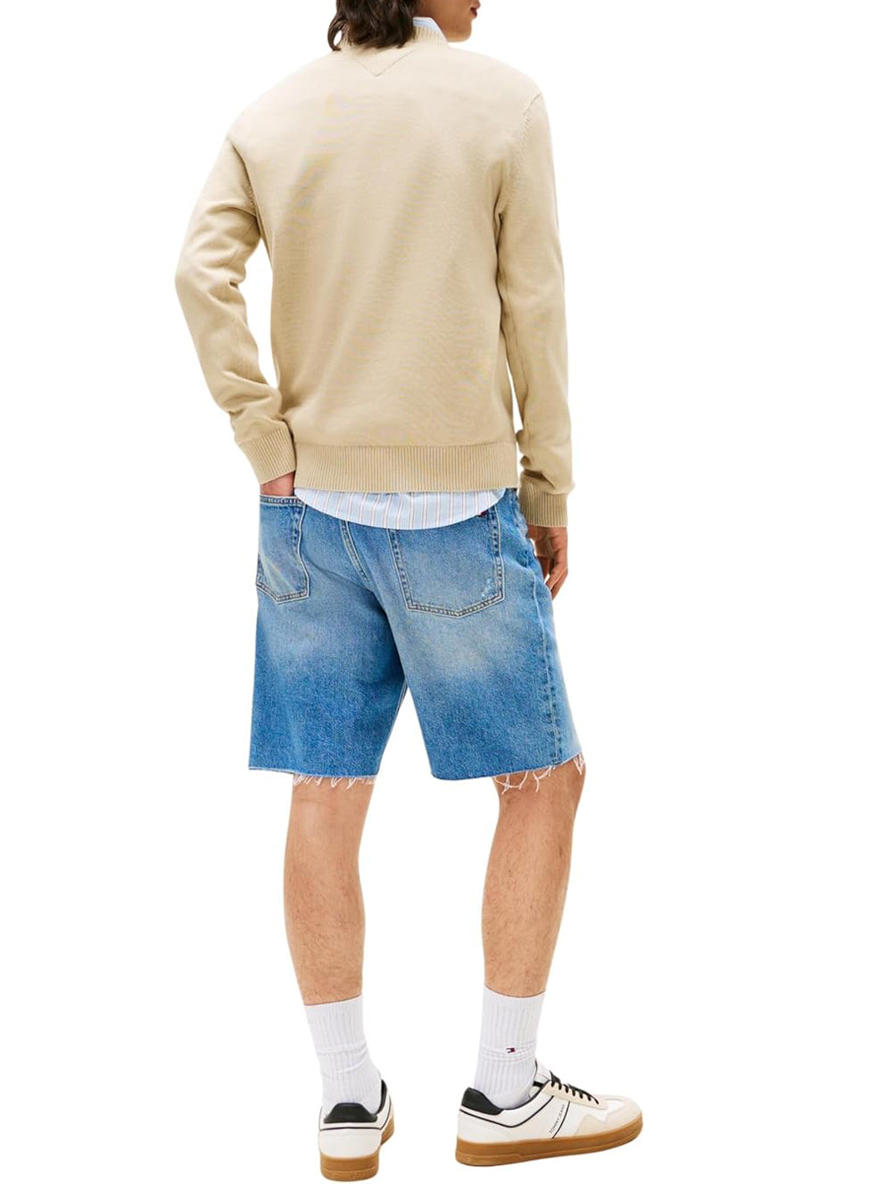 Tommy Hilfiger Tommy Hilfiger Maglione Girocollo Uomo Mod. DM0DM18895 RBV Beige