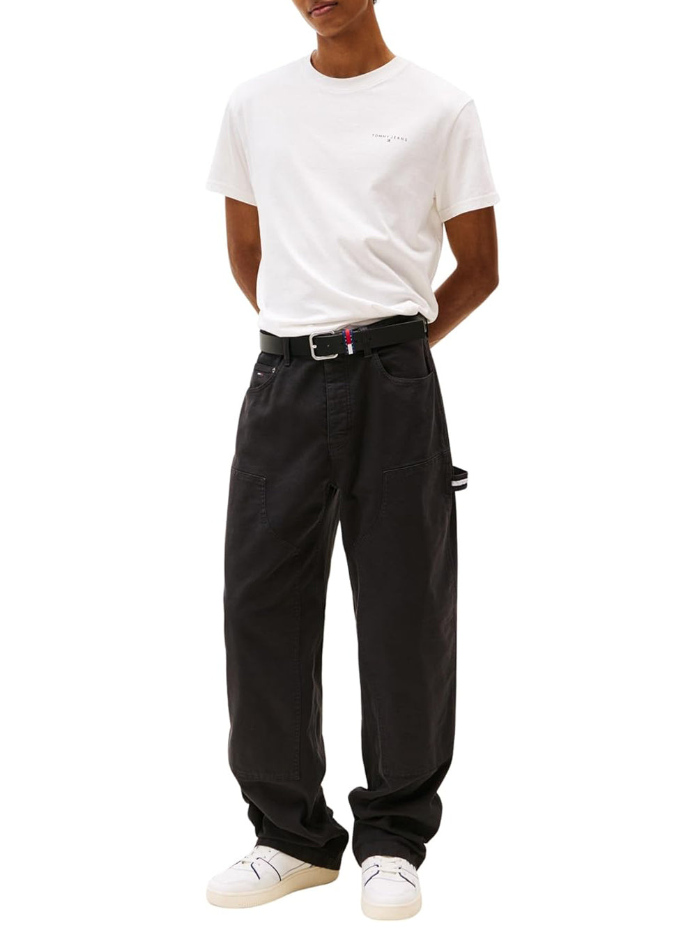 Tommy Hilfiger Tommy Hilfiger T-shirt Uomo Mod. DM0DM21780 YBL Bianco
