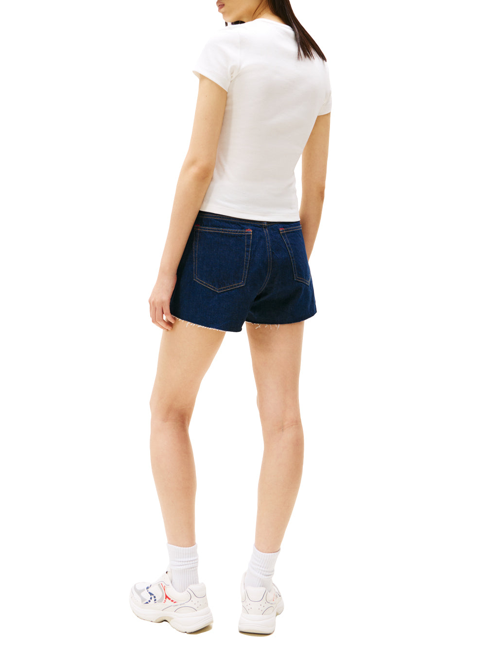 Tommy Hilfiger Tommy Hilfiger T-shirt Donna Mod. DW0DW17881 JBL Bianco