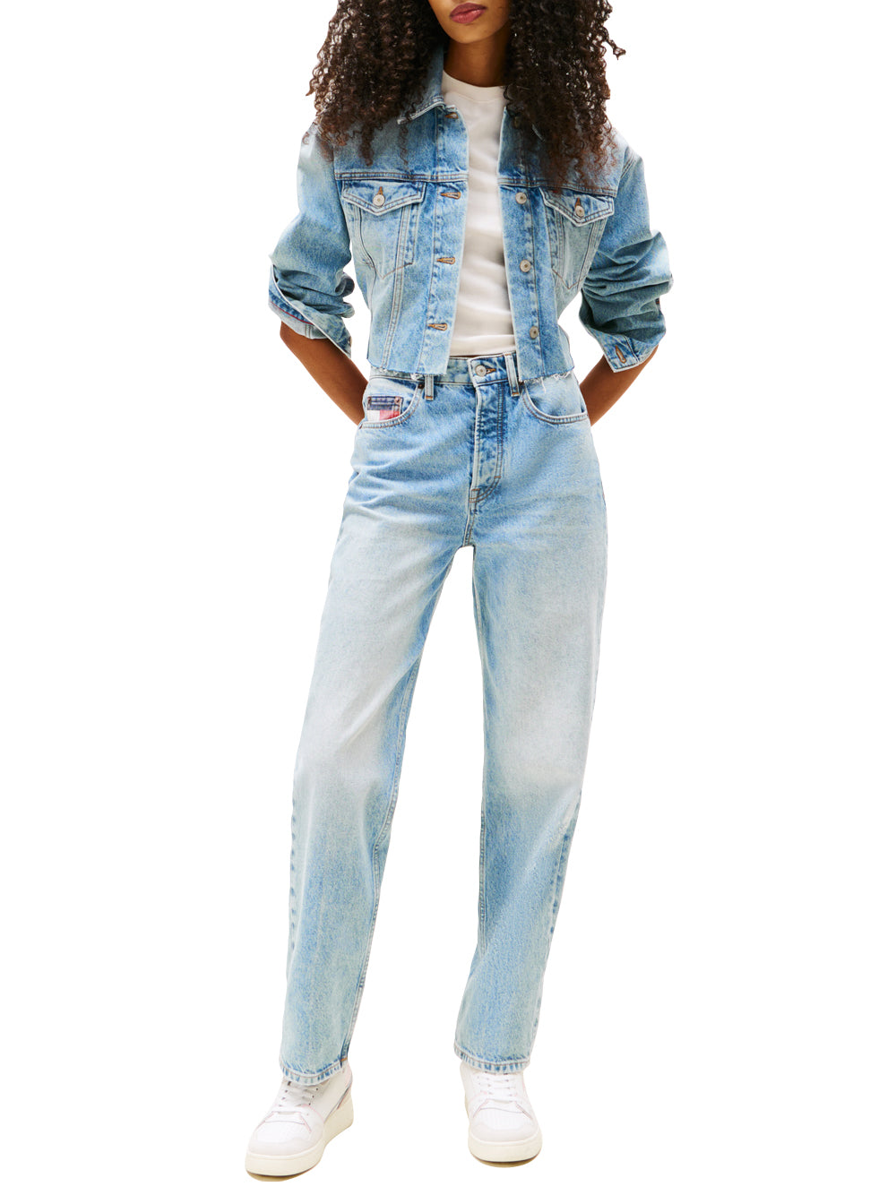 Tommy Hilfiger Tommy Hilfiger Jeans Donna Mod. DW0DW20498 1A5 DENIM Blu