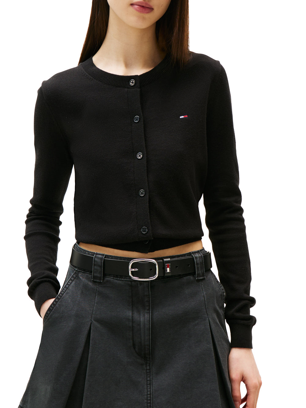 Tommy Hilfiger Tommy Hilfiger Cardigan Donna Mod. DW0DW20976 BDS Nero