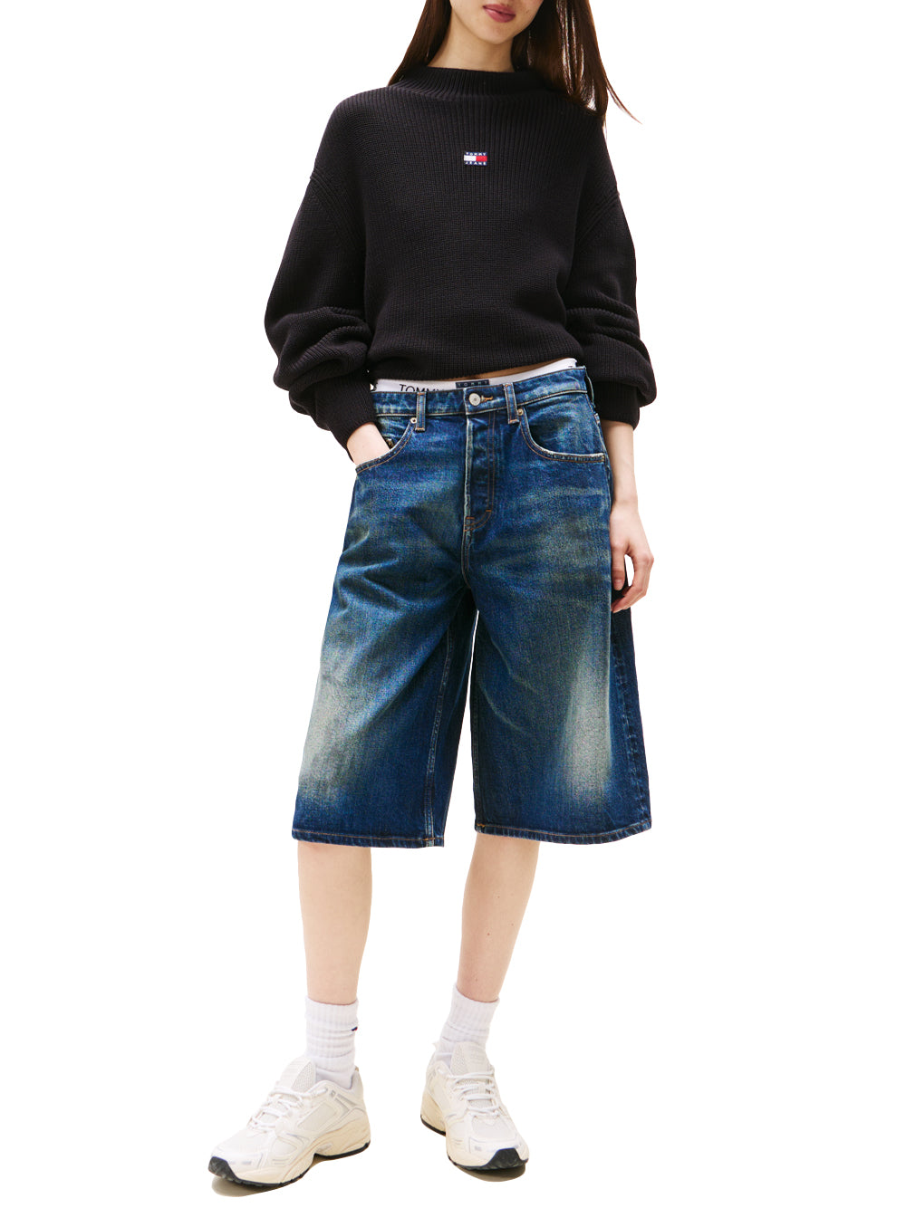 Tommy Hilfiger Tommy Hilfiger Maglia Donna Mod. DW0DW21676 BDS Nero