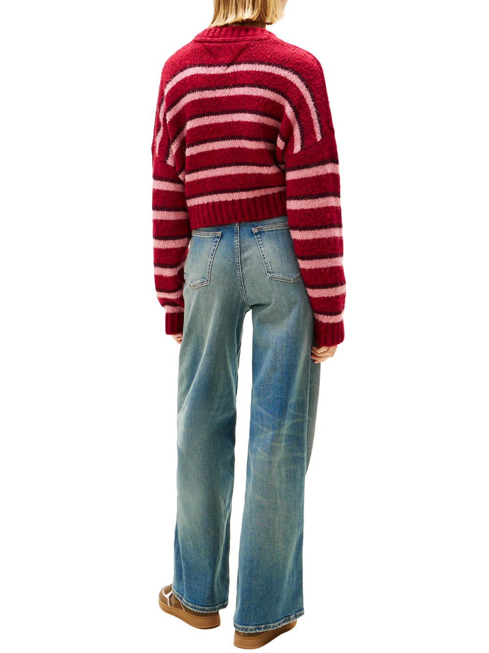 Tommy Hilfiger Tommy Hilfiger Cardigan Donna Mod. DW0DW21678 RIGA XJP Fragola Rosso