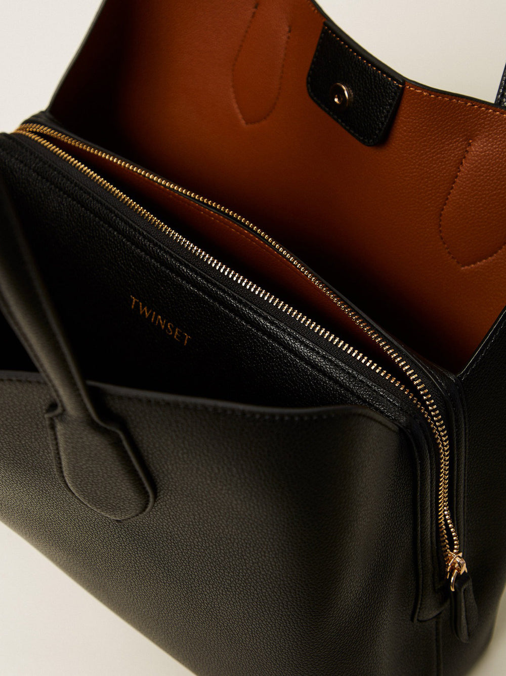 Borsa Shopper Twin Set da Donna - Nero