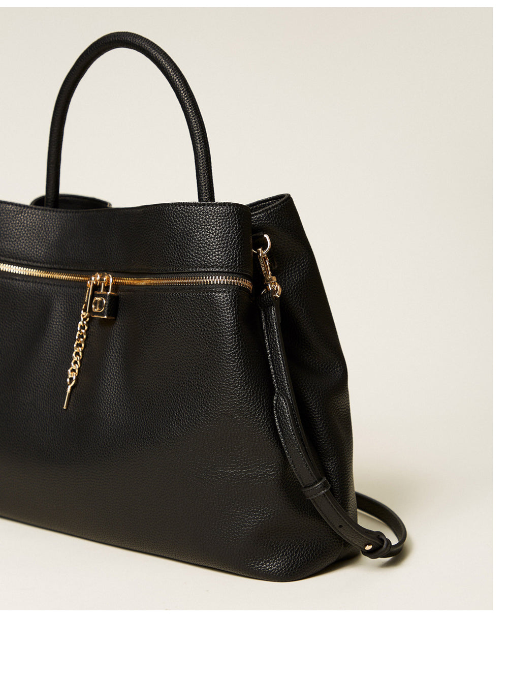 Borsa Shopper Twin Set da Donna - Nero