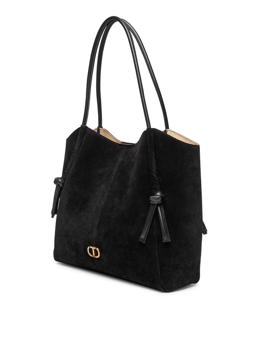 Borsa Shopper Twin Set da Donna - Nero