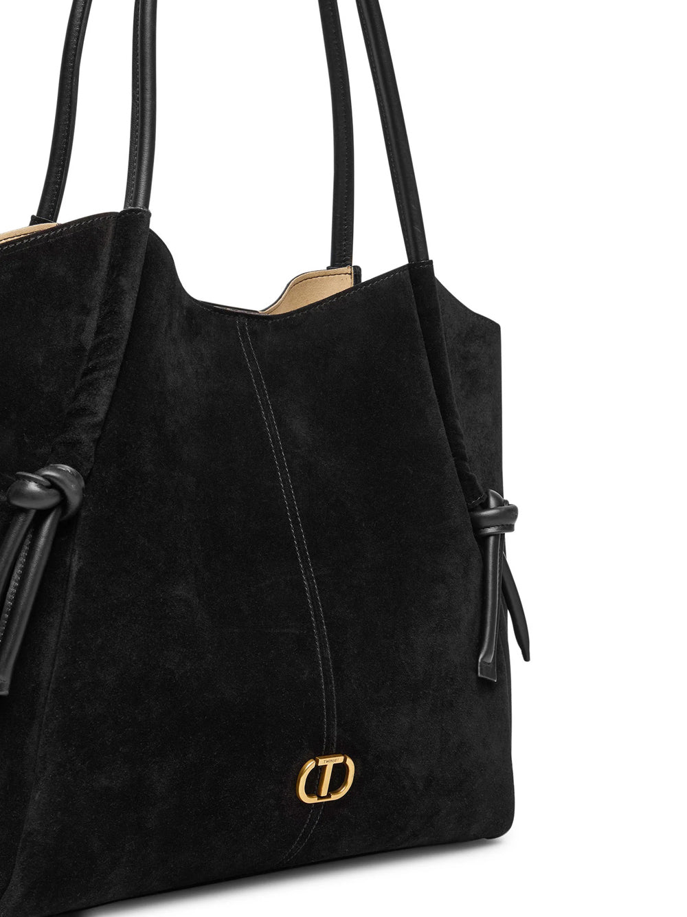 Borsa Shopper Twin Set da Donna - Nero