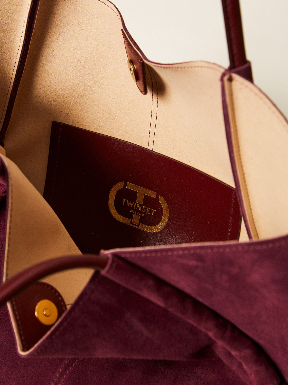 Borsa Shopper Twin Set da Donna - Bordeaux