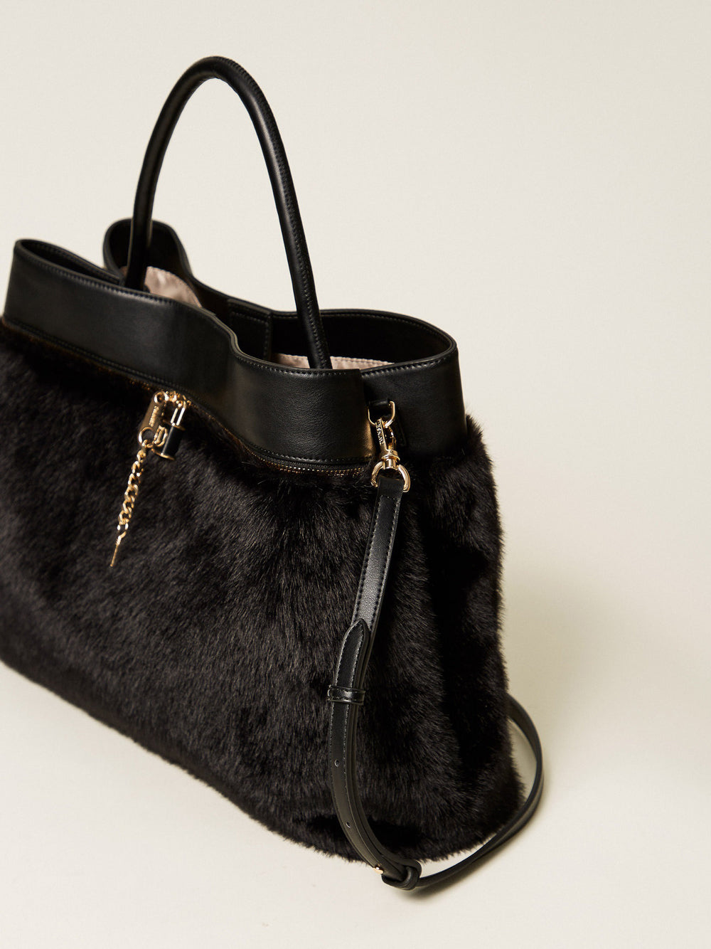 Borsa Shopper Twin Set da Donna - Nero
