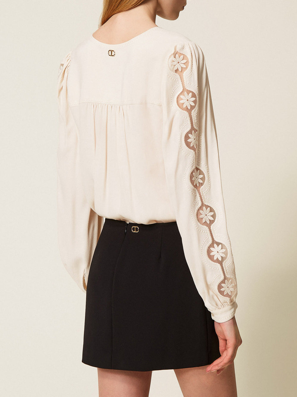 Blusa Twin Set da Donna - Avorio