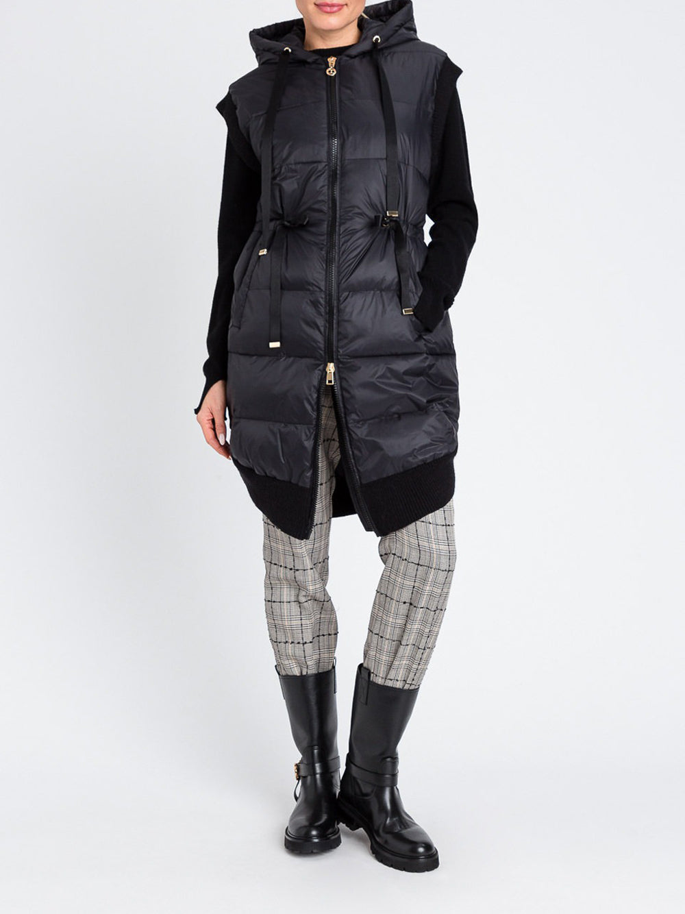 Piumino Smanicato Twin Set da Donna - Nero