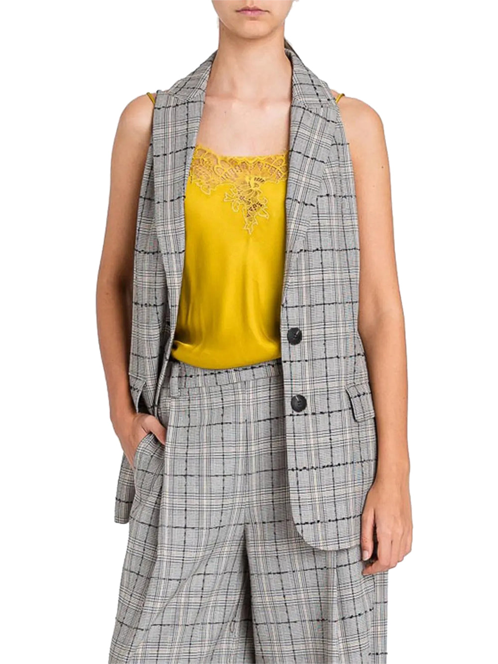 Gilet Twin Set da Donna - Grigio